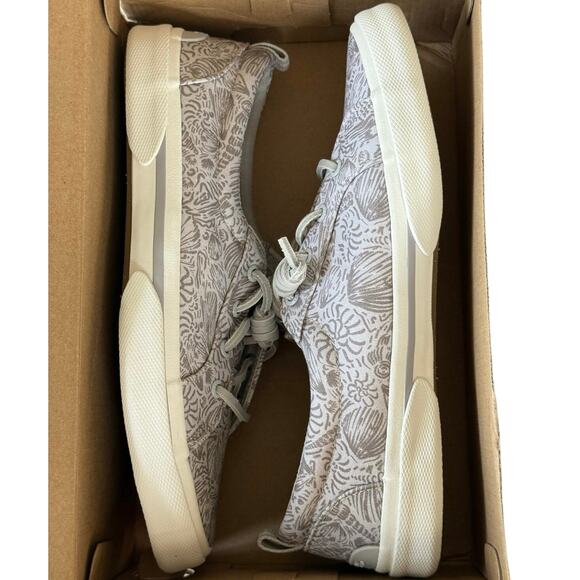 Sperry’s Pier Wave LTT Print Grey STS87412 Women’s Size 9 - Picture 3 of 8